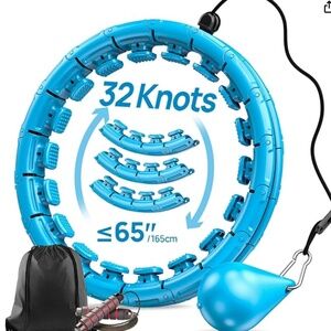 Weighted Exercise Hoop Plus Size, 32 Detachable Knots opened never used
